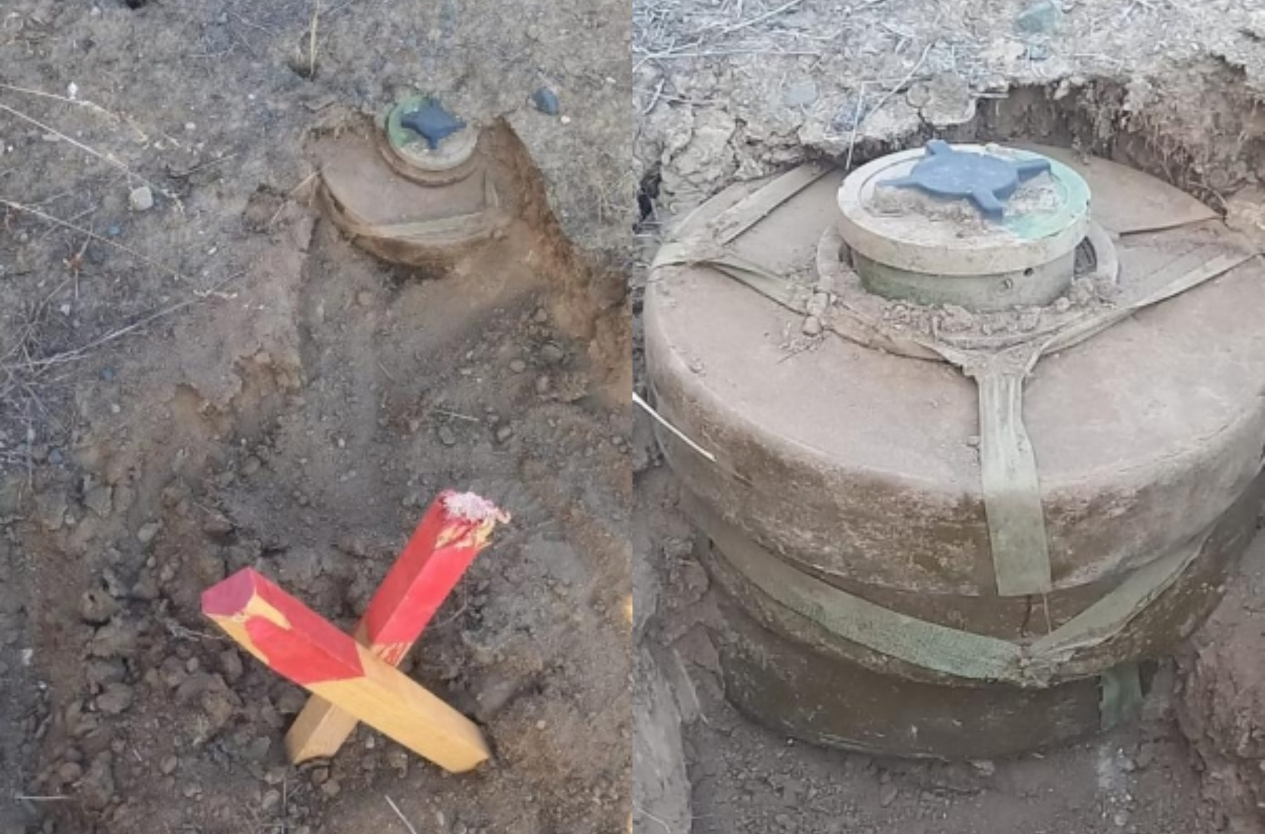 Ağdamda tələ-mina aşkarlandı